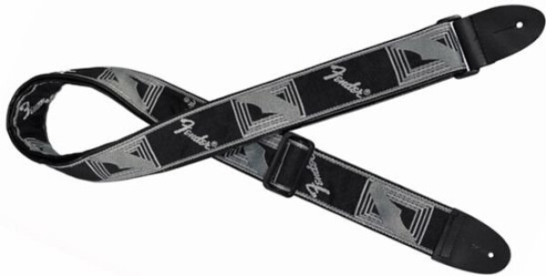 Fender Jackquard Monogrammed Strap Black / Dark Grey