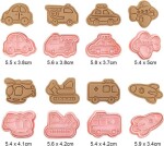 Dortisimo Plastové vypichovače Dopravní prostředky 2 (8 ks)