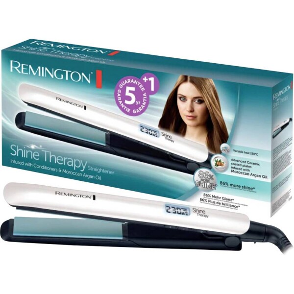 Remington S8500 žehlička na vlasy bílá, černá, tyrkysová