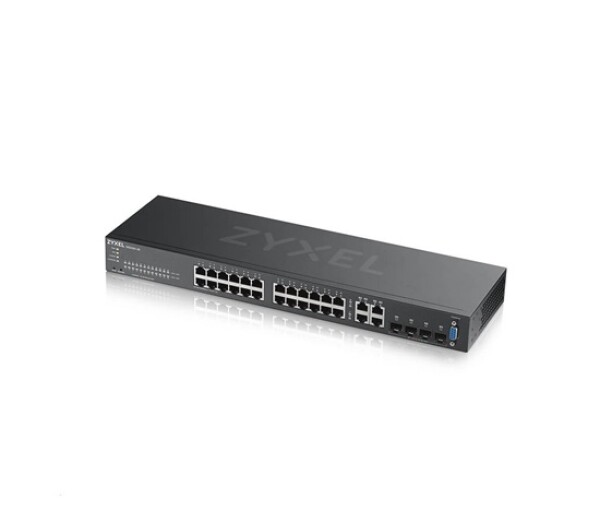 Zyxel GS2220-28 28-port L2 Managed Gigabit Switch, 24x gigabit RJ45, 4x gigabit RJ45/SFP EDF_311826