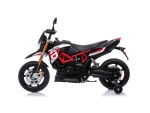 Mamido Dětská elektrická motorka Aprilia černo-červená