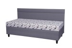 Postel Neo Rozměr: 80 x 200 cm, Matrace: Miami - tvrdost 3, látka: Korpus Paris 25 + lehací plocha Walker 3 (vzor)