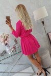 Flitrové kapesní šaty fuchsiové 15490 - Kesi UNI