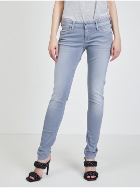 Světle šedé dámské skinny fit džíny Pepe Jeans dámské
