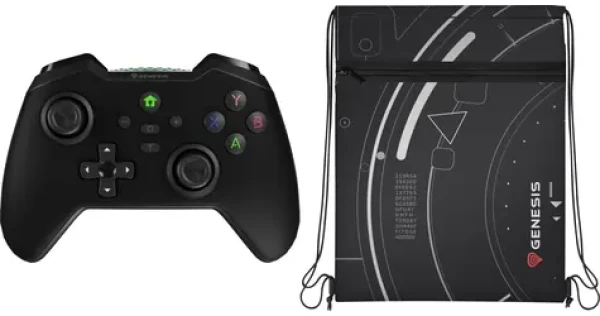 Genesis Mangan 400 černá + Elara G2 / Sada gamepad a batoh / USB / Vibrace (M-9139164)