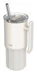 Nerezový termohrnek s brčkem Umi Ivory 720ml
