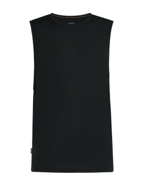 Pánské merino tílko ICEBREAKER Mens 125 Cool-Lite Sphere Tank, Black velikost: M