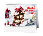 Sladké mňamky 2025 stolní kalendář