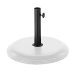 Betonový stojan na slunečník v bílé barvě 16 kg