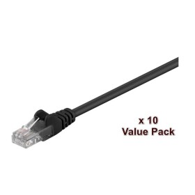 MicroConnect V-UTP503SVP RJ45 síťové kabely, propojovací kabely 3 m černá 10 ks