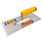 Hladítko nerez, zub 8 mm, 280 x 130 mm, gumová rukojeť, ENPRO