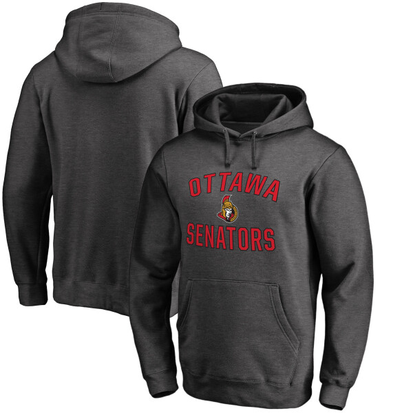 Fanatics Pánská Mikina Ottawa Senators Victory Arch Pullover Hoodie Velikost: