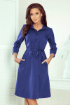 Dámské šaty 286-2 Sandy - NUMOCO královská modrá M