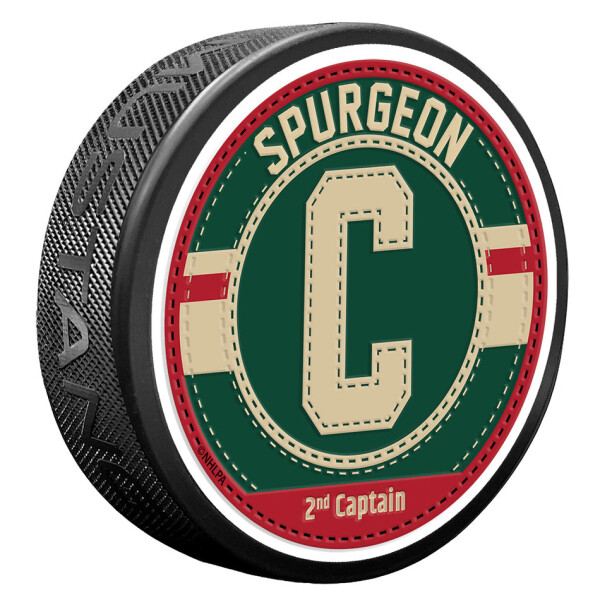 Mustang Puk Minnesota Wild NHL Captain Jersey Stitch - Jared Spurgeon