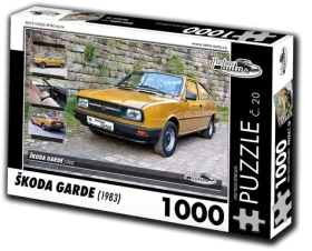 RETRO-AUTA Puzzle č. 20 Škoda Garde (1983)