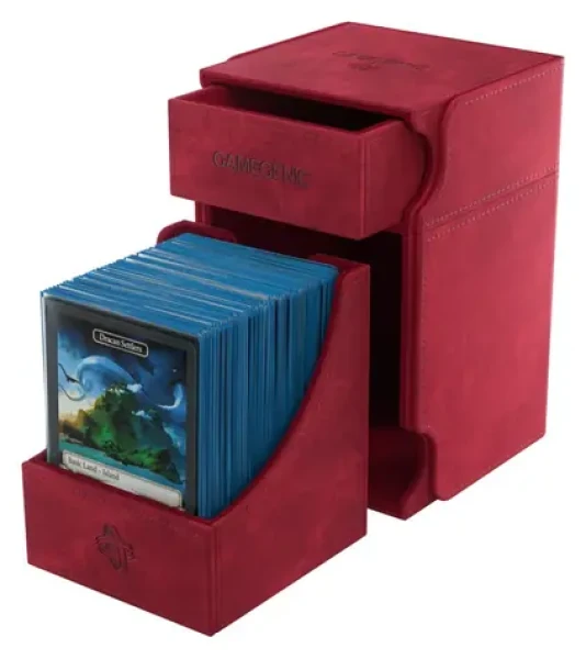GAMEGENIC Box na karty Watchtower 100+ XL červená