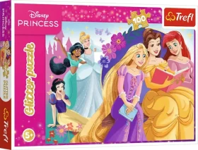 TREFL Třpytivé puzzle Disney Princezny: Záře přátelství