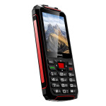 EVOLVEO StrongPhone W4 černo-červená / 2.8" / 2MP / Dual-SIM / IP68 (SGM SGP-W4-BR)