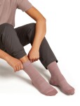 Dámské městské merino ponožky ICEBREAKER Wmns Lifestyle Fine Gauge Crew, Summit/Acid Pink velikost: 40-43 (LXL)