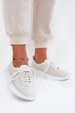 Dámské Kožené Sportovní Boty Vinceza 79532 Bílé 37