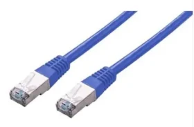 C-TECH patchcord Cat5e Kabel FTP 0.25 m modrá (CB-PP5F-025B)