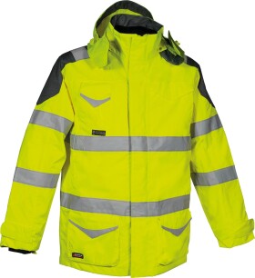 Reflexní zimní pracovní parka Cofra PROTECTION Barva: Reflexní žlutá, Velikost: 60 (CAPROTECTION_00_60)