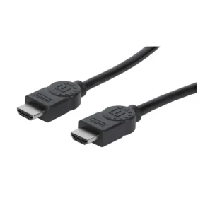 Manhattan HDMI kabel s Ethernetem černá / HDMI kabel / ARC / 3D / 2 m / 4K 30Hz (323215)