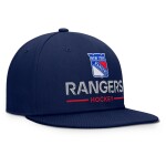 Fanatics Pánská kšiltovka New York Rangers NHL Authentic Pro A/Cap Flat Brim Square Visor Structured Adjustable