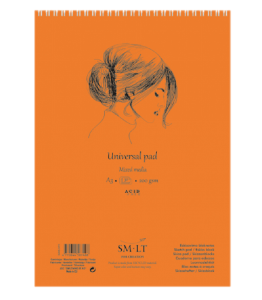 SM.LT Mix Media Pad A5 200g, 40 listů v bloku