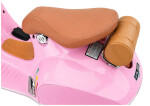 Mamido Dětský elektrický skútr Vespa 2x35W růžový