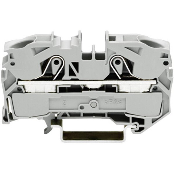 WAGO 2016-1207 svorka ochranného vodiče 12 mm pružinová svorka osazení: Terre zelená, žlutá 1 ks