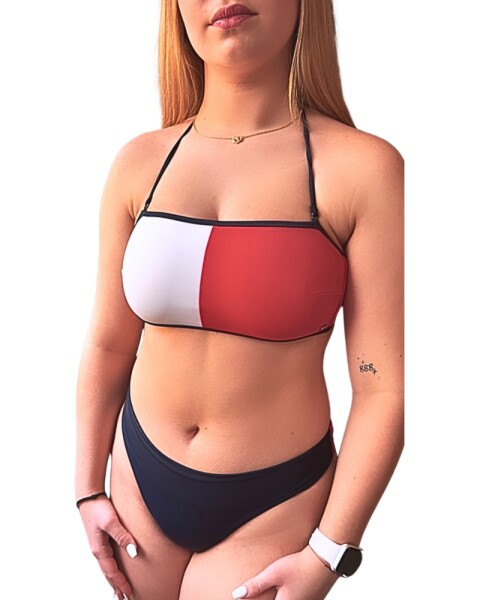 Dámské plavky Tommy Hilfiger UQW0UW05816 5838 BANDEAU