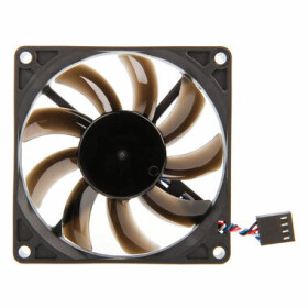 Noiseblocker BlackSilent Pro Fan PC-P černá / 80mm / 25.8 dB @ 2500 RPM / 30.60 CFM / 4-pin PWM (ITR-PC-P)