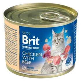 Brit Premium Cat by Nature Chicken&Beef 0,2 kg