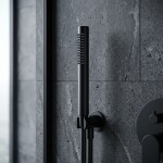 REA - Sprchová hlavice JS-018 BLACK REA-07051
