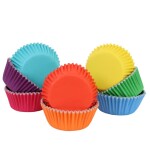 PME Košíčky papírové s fólií Mix barev, pr.50mm, v.28 mm, 100 ks