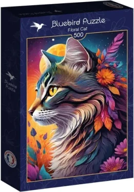 BLUEBIRD Puzzle Květinová kočka