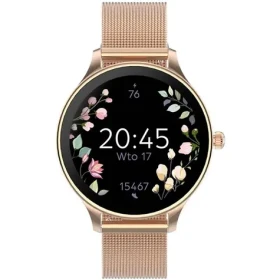 Forever Velora SB-306 růžovo zlaté / Chytré hodinky / 1.19" / AMOLED / 390×390 px / Bluetooth 5.2 / Android. iOS (GSM180307)