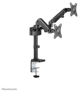 Neomounts TIS DS70-750BL2 černá / Stolní držák pro 2 monitory / 17-27" / VESA 75x75-100x100 / nosnost 7kg (DS70-750BL2)