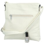 Trendy dámská koženková crossbody Laka, bílá