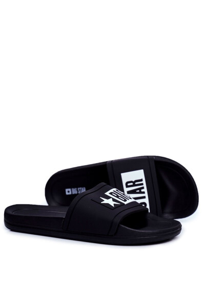 Pánské pantofle Big star - černé Velikost: 46