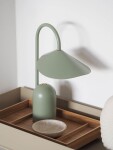 Ferm Living 1104271023 - Ferm Living Stmívatelná LED lampa Arum Tea Green, zelená barva