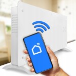 MalTec Skleněný konvekční ohřívač Eco Wifi termostat 2000W