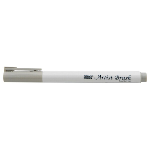 MARVY Artist Brush 1100-38 fix štětcový hrot – barvy vodní báze brush pen na papír lettering kaligrafie rozmývatelný mísitelný acid free netoxický