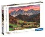 Puzzle Údolí Val di Funes 2000 dílků
