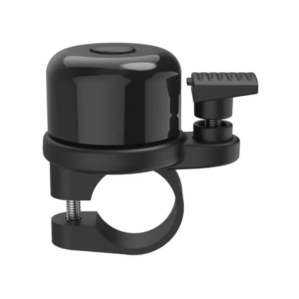 Hama AirBell černá / zvonek na kolo se skrytým držákem pro AirTag / 85 dB / průměr 2,2 cm (201841)