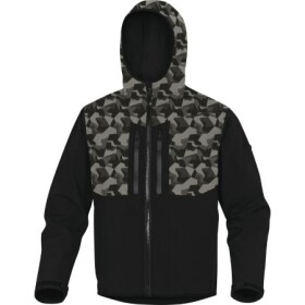 Pracovní softshell bunda Delta Plus HORTEN2 Barva: Černá/ Maskáčová, Velikost: 2XL (HORT2NCXX)