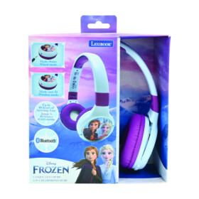 Lexibook 2v1 bluetooth skládací sluchátka Frozen s limitem hlasitosti