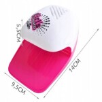 MalPlay Dětská sada na lakování nehtů XL se sušičkou