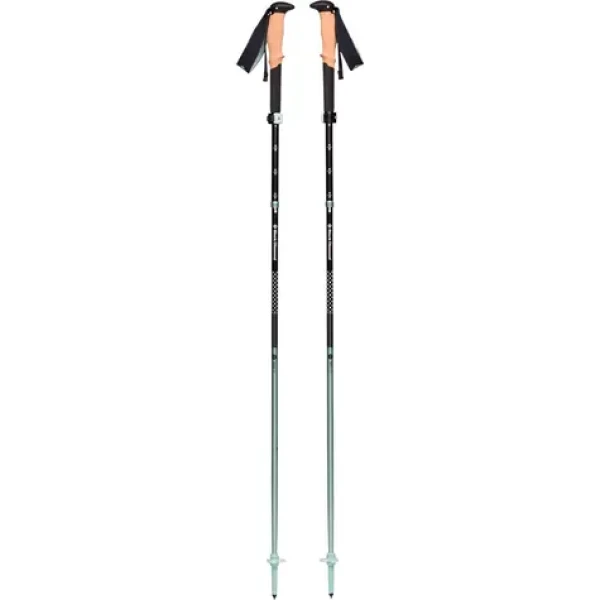 Black Diamond Pursuit FLZ M/L černo zelená / Trekingové hole / 125 - 140 cm (BD1100679478M_L1)